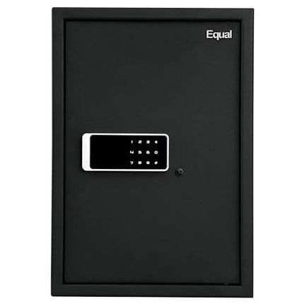 Equal 55L SecureX Pro Digital Safe Locker with Touchpad and Motorized Locking Mechanism - Matte Black