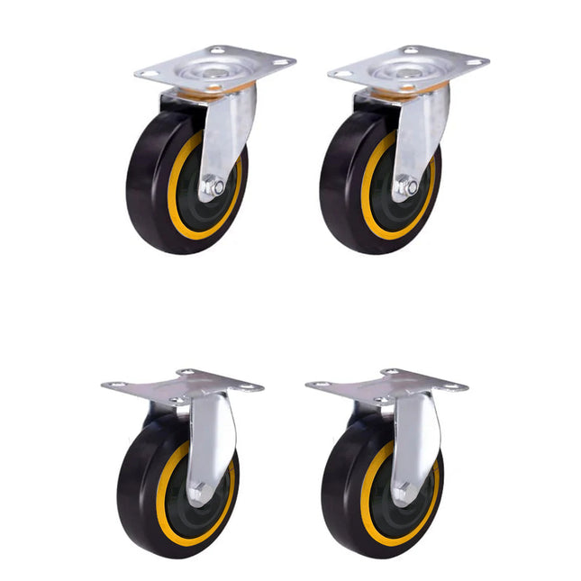 Equal 5 Inch Caster Wheels Heavy Duty 300 kg Capacity for metal Trolley