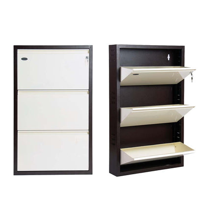 Equal 3-door Refurbished Shoe Rack