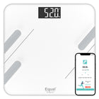 Equal Smart Bluetooth Digital BMI Weight Scale w/FITINDEX Mobile App (White)