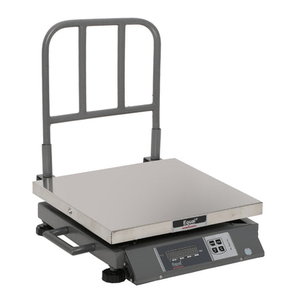 Equal 100kg Stainless Steel Portable Mobile Chicken/Field Weighing Scale, 400x400mm